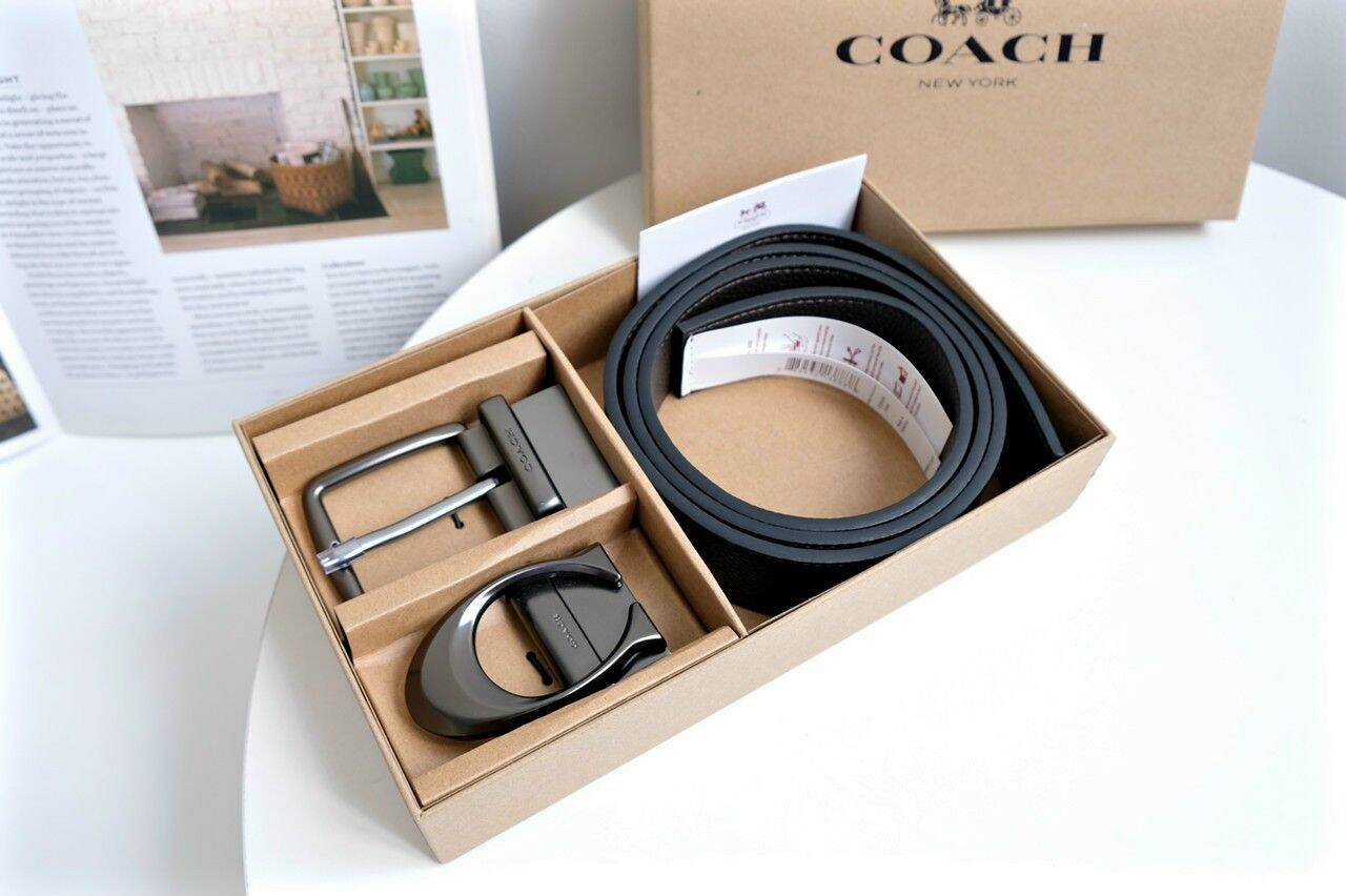 Set thắt lưng coach 2 mặt siêu sang