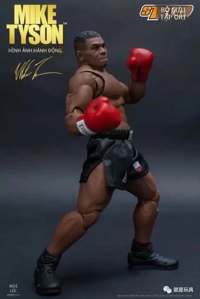 Bão Đồ Chơi Mike Tyson Quyền Anh Vô Địch Sưu Tập Nhân Vật Hành Động 1/6 Quy Mô 18Cm 3 Đầu Mặt Mẫu Dành Cho Người Lớn