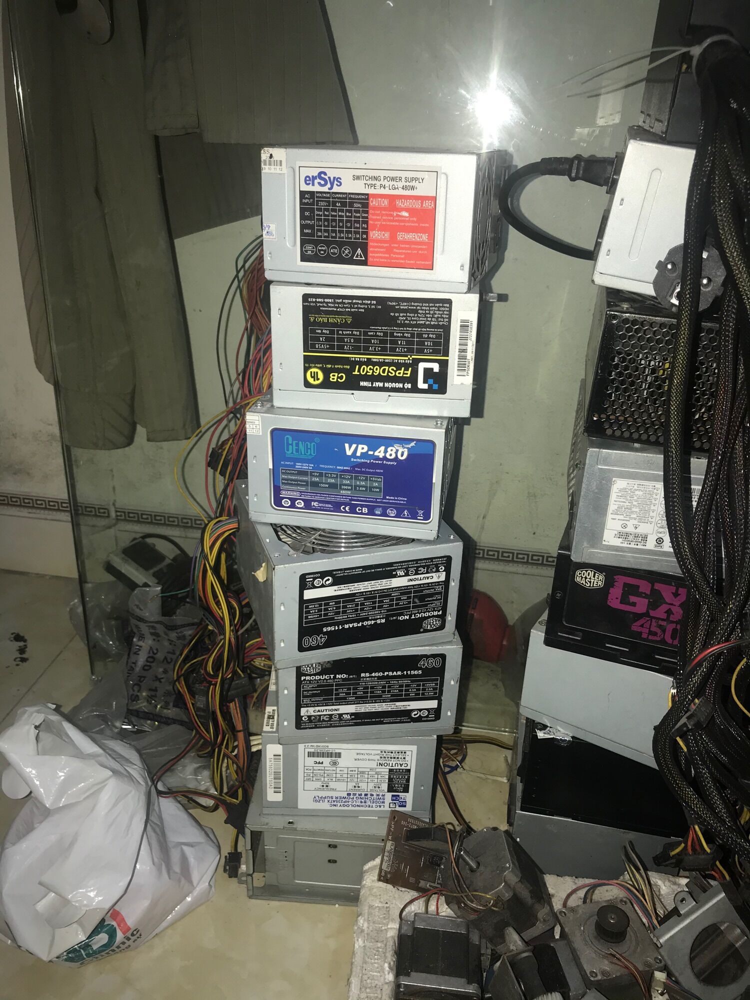 (hàng chất lượng )NGUỒN TỔ ONG 12v 30A(360w)(quạt)cũ