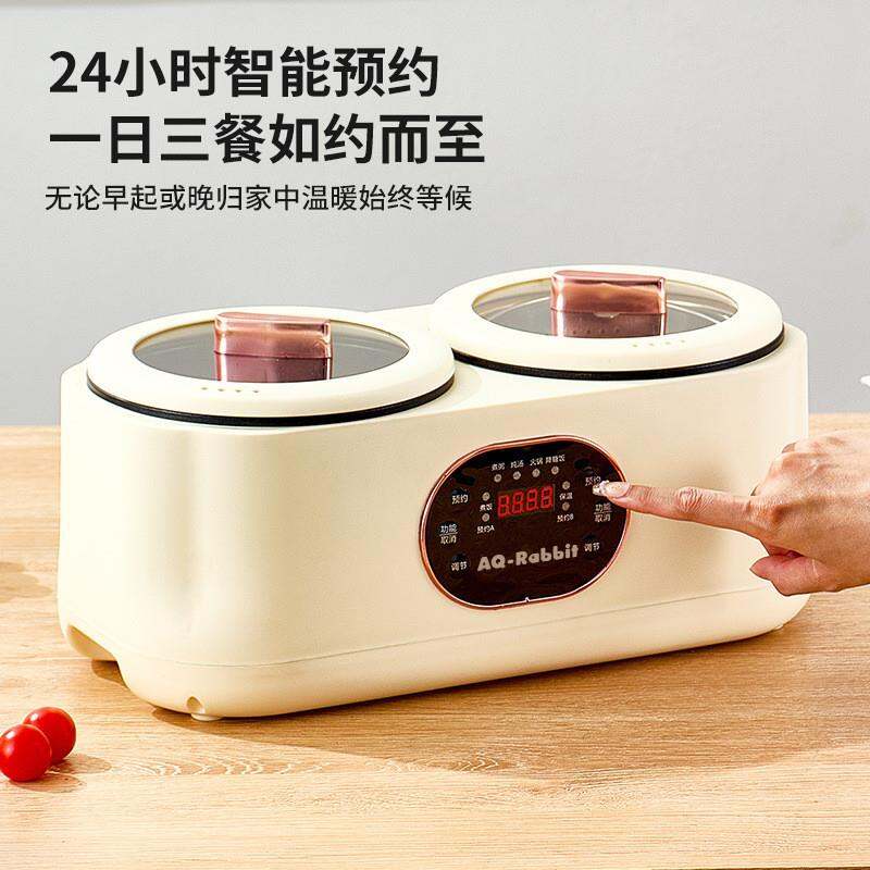 Nồi Cơm Điện Dung Tích Lớn Đa Chức Năng Dùng Tại Nhà Nồi Súp Đôi Hẹn Giờ Nồi Hấp Hai Lớp Nồi Cơm Điện Black Crystal Liner