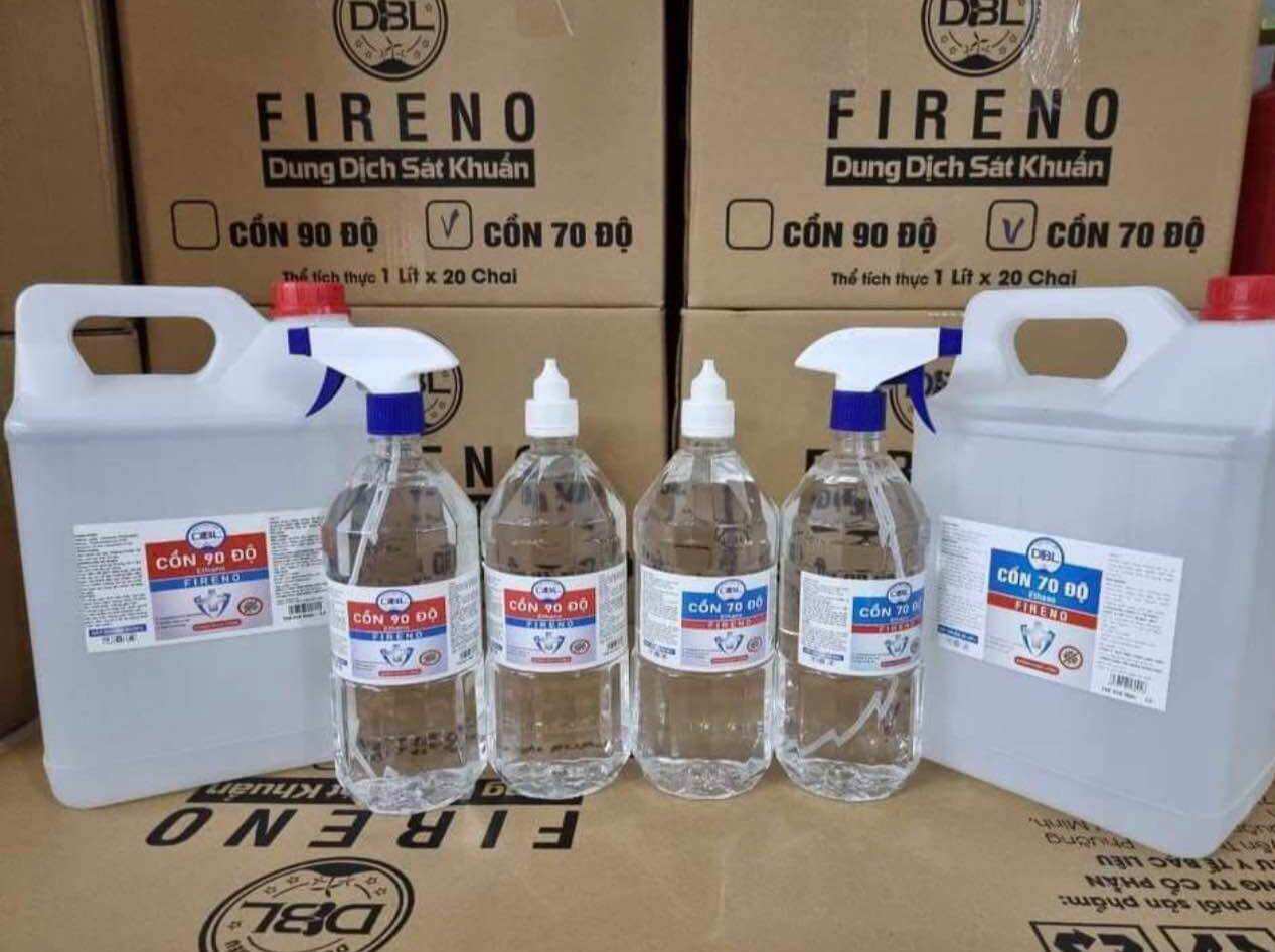 Cồn 70 Độ - Cồn Y Tế Sát Khuẩn Can 5 Lít