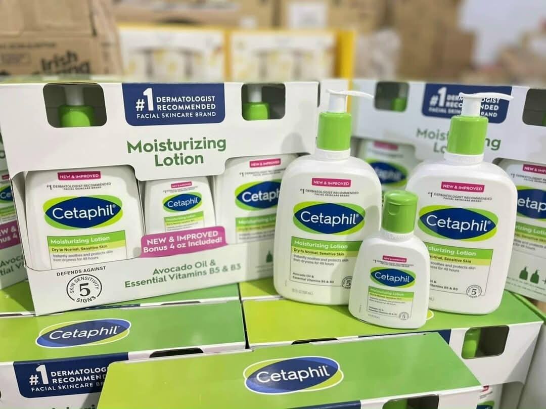 [HÀNG NHẬP MỸ]Lotion cetaphil set 3 chai
