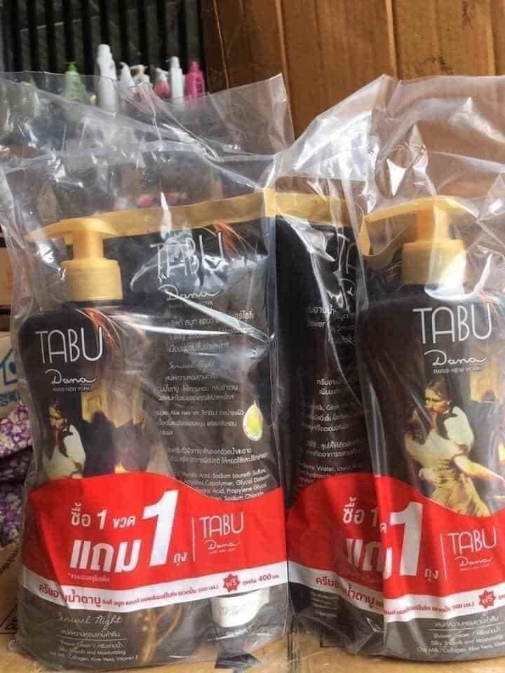 Sữa tắm tabu 500ml tặng túi 400ml thái lan