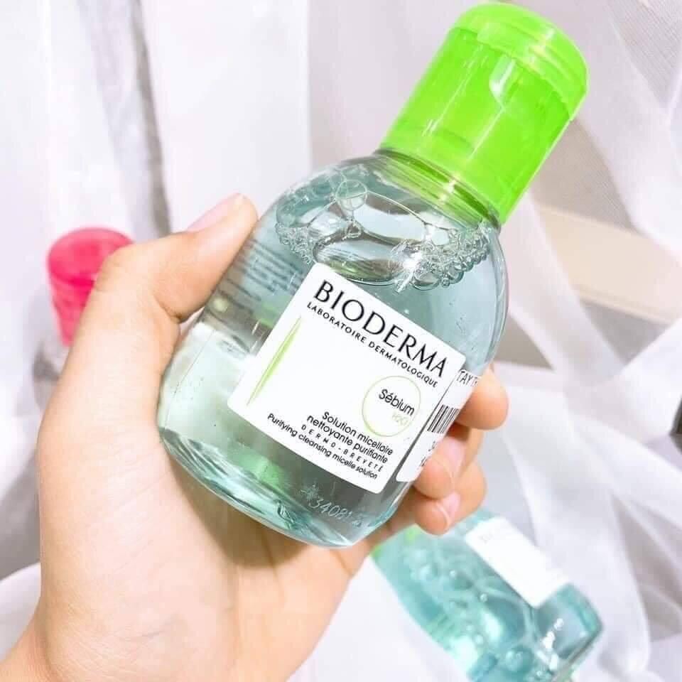 [Bioderma] Tẩy Trang Bioderma Sebium H2O Xanh Lá Mini 100Ml