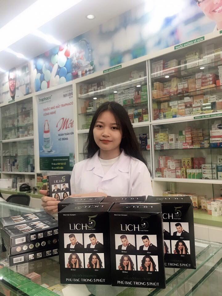 LỊCH 5 DẦU GỘI PHỦ BẠC [HỘP 10 GÓI ĐEN]