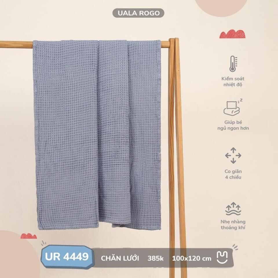 Chăn lưới bambo ualarogo mẫu mới
