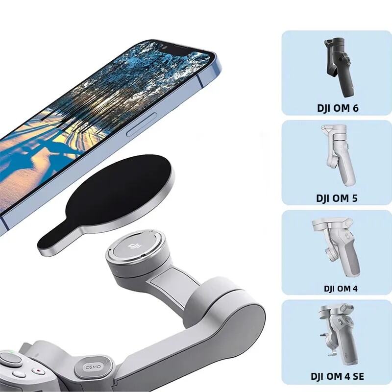 Giá Đỡ Kẹp Vòng Từ Tính Cho Mọi Điện Thoại Phụ Kiện Ổn Định Gimbal DJI Osmo Tương Thích Với OM7/OM7P