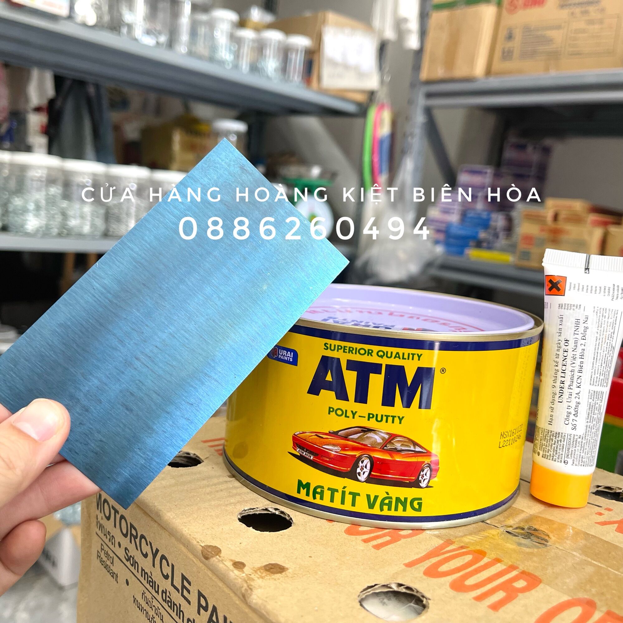 BỘT TRÉT MATIT VÀNG ATM (KÈM TUÝP PHA) 1KG