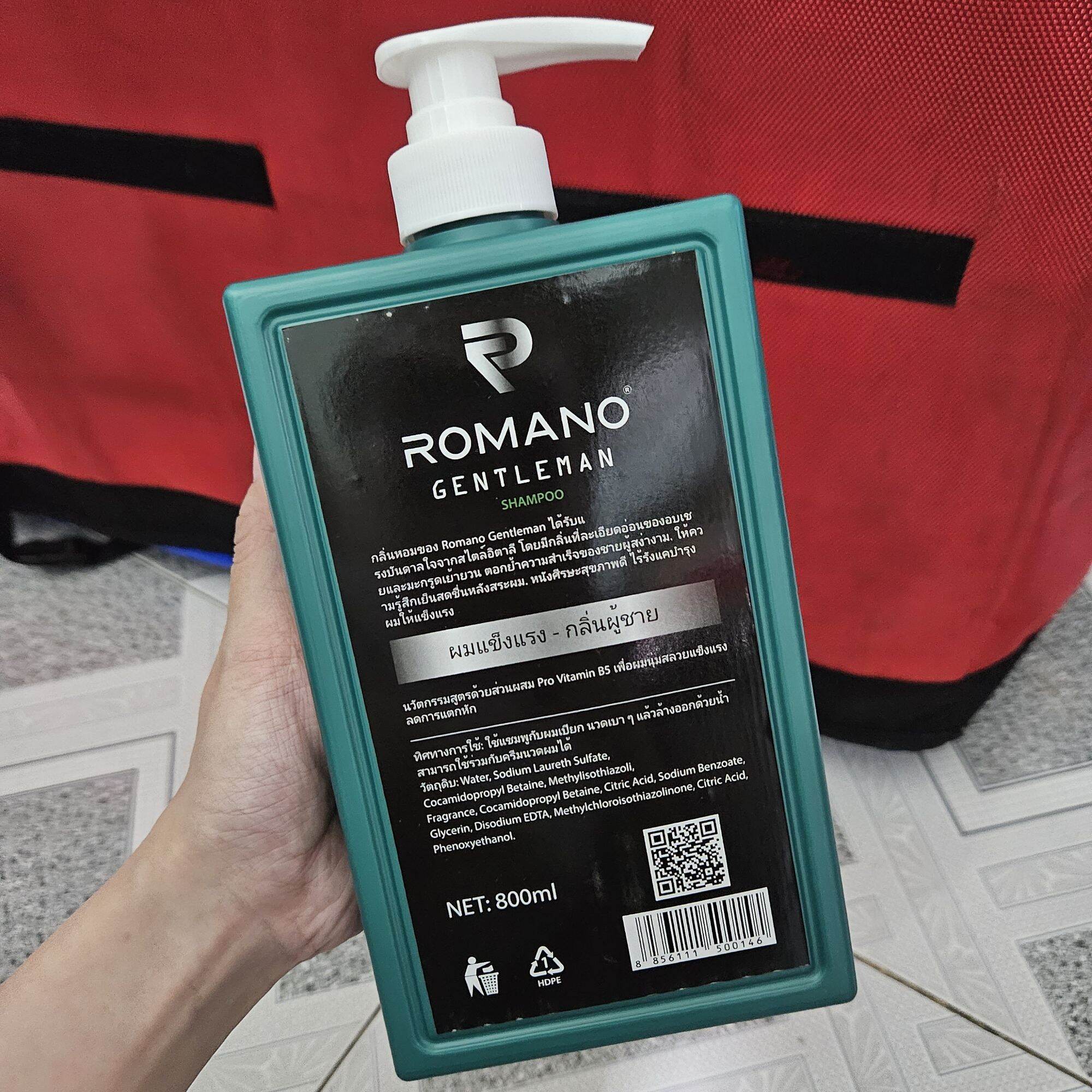 Dầu Gội ROMANO 800ML Gentleman Vip
