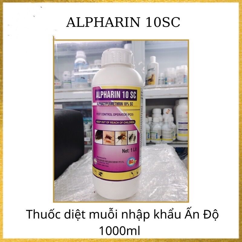 Alpharil 10sc chai 1 lít thuốc diệt côn trùng không mùi nhập khẩu Ấn Độ