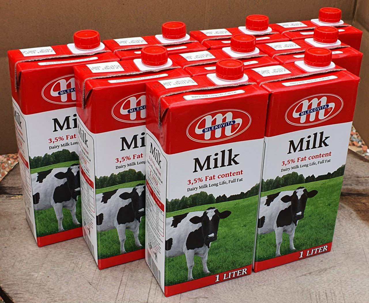 HCM Sữa Tươi Ba Lan Mlekovita Nhập Khẩu Full Cream Tách Béo