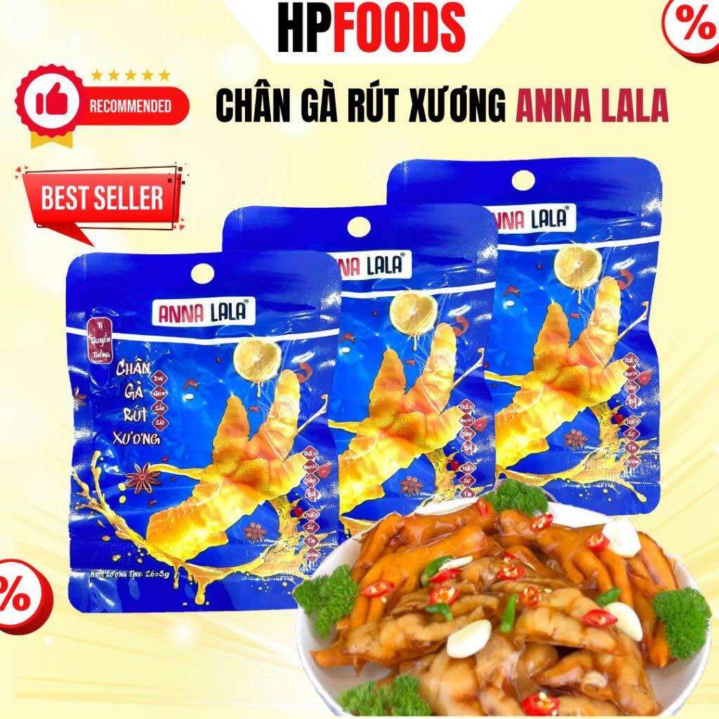 Combo 20 cái chân gà rút xương Anna Lala-1 bịch 20 cái chân gà rút xương cay Anna Lala