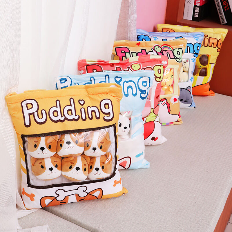 Ins Nhật Bản Một Túi Bánh Thỏ Đồ Chơi Nhồi Bông Gối Ôm Đồ Ăn Vặt Sáng Tạo Siêu Mềm Búp Bê Trái Tim Thiếu Nữ Nổi Tiếng Trên Mạng