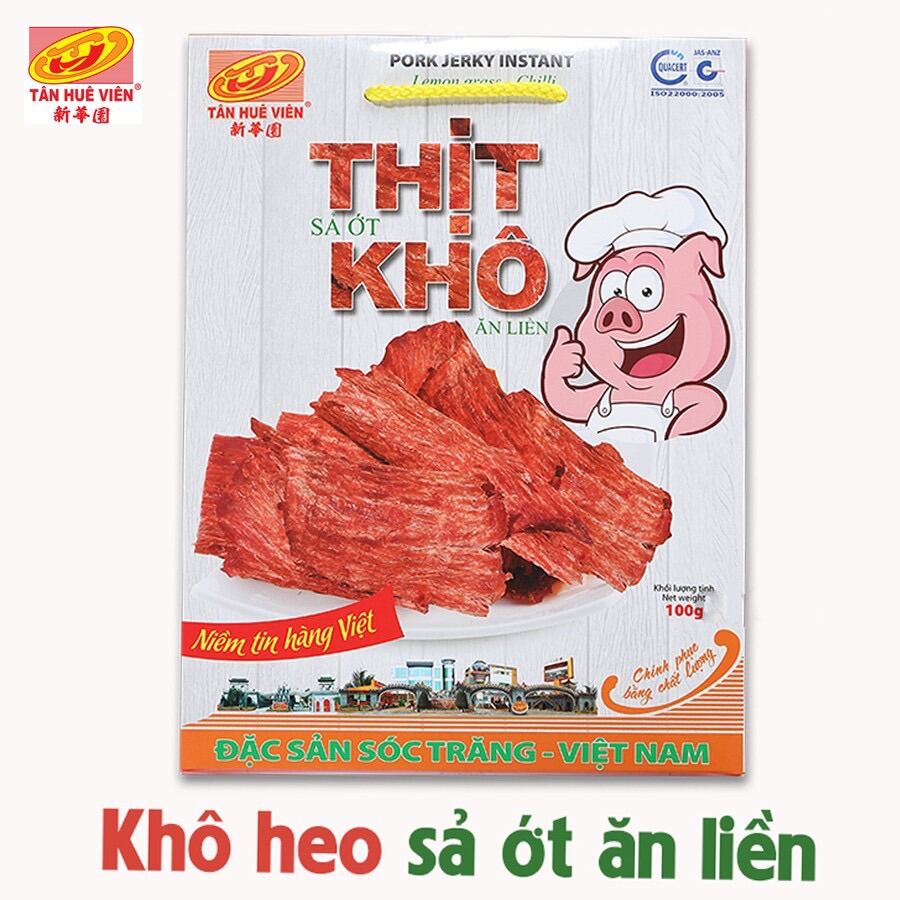 Thịt khô sả ớt Tân Huê Viên (hộp 100g)