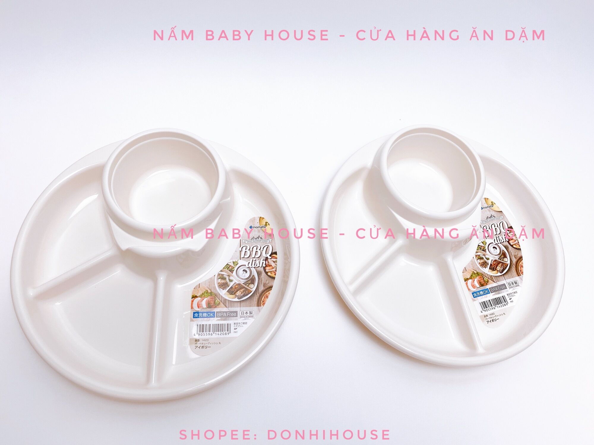 Khay ăn dặm Inomata Nhật cho bé ăn dặm