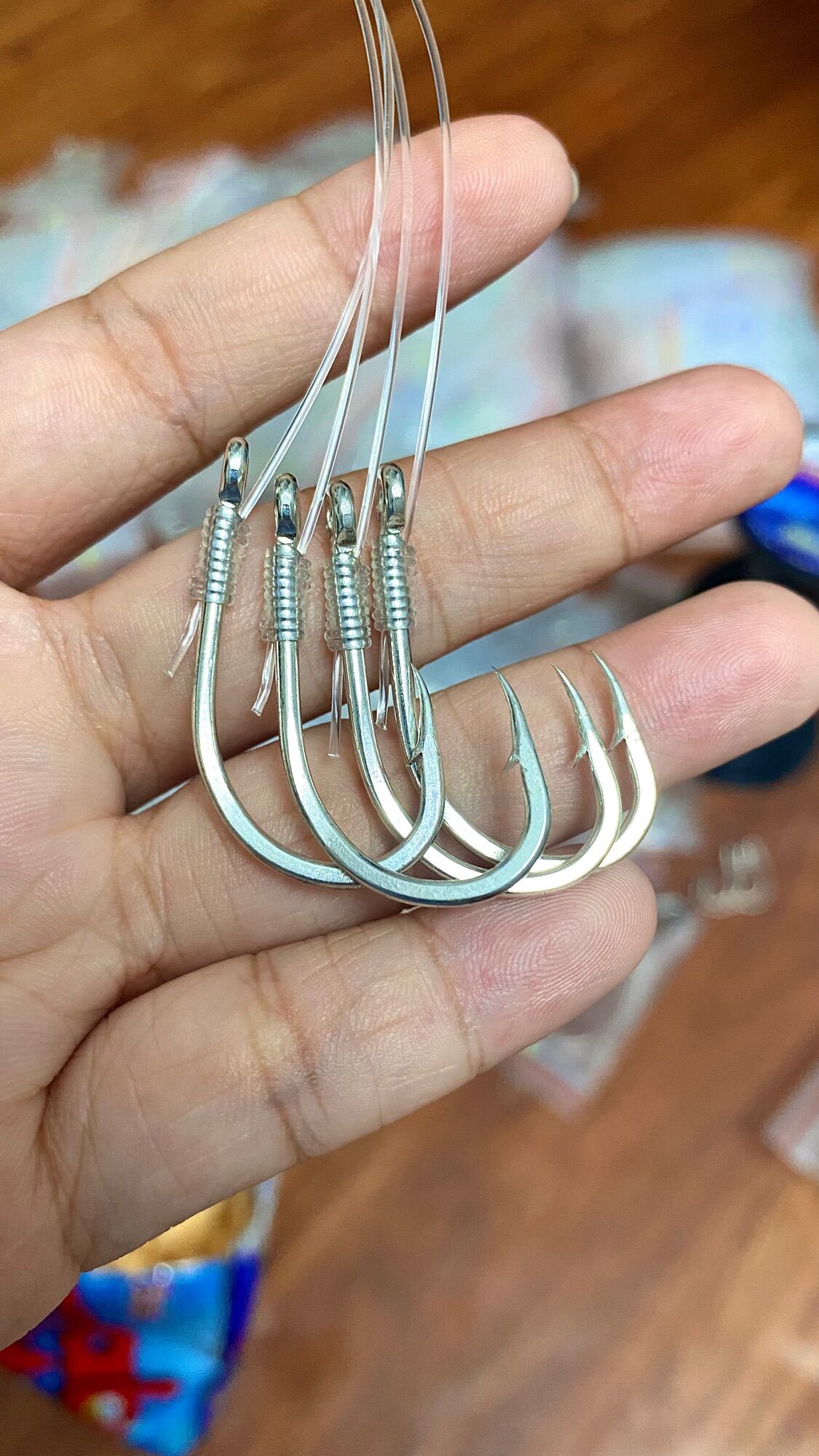 CHÙM NHO CÂU CÁ TRA LƯỠI BẠC KAWA SILVER