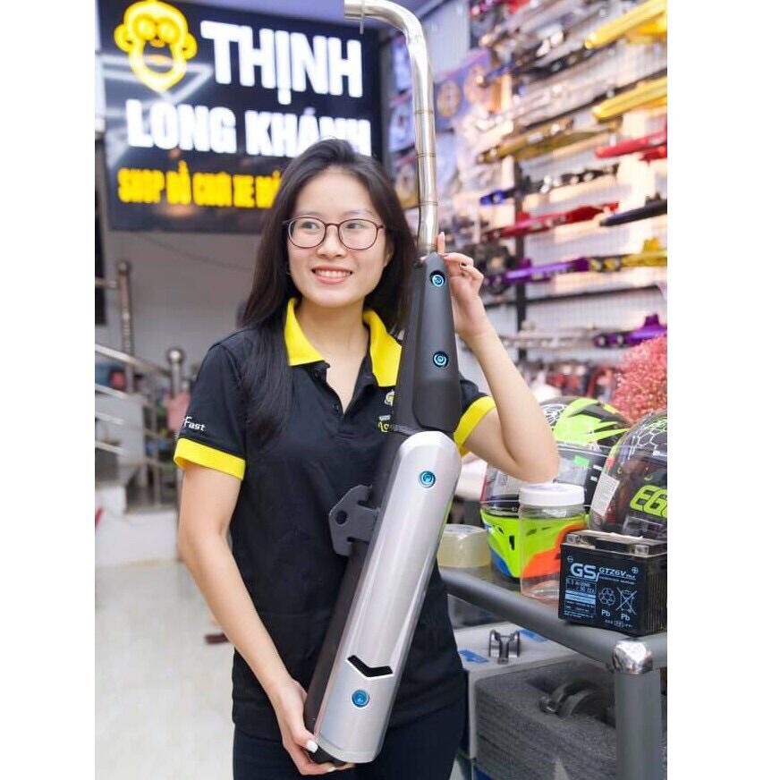 Pô sparks gắn xe sirius xăng cơ và xe sirius cup sym 50cc wave dream đã chế sẵn tiếng móc cực hay tại shop Long Khánh