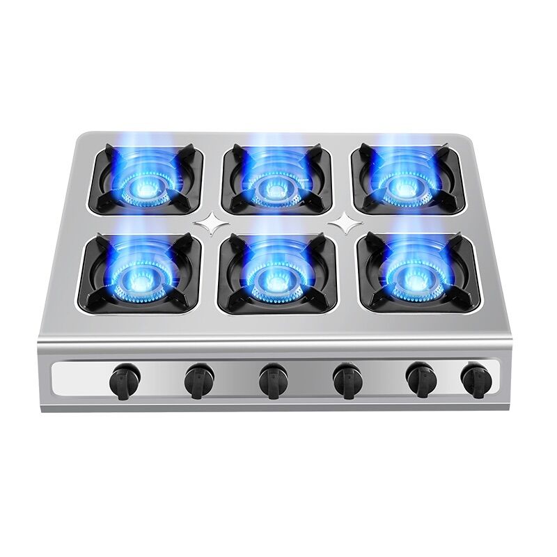 Bếp gas 6 cửa - Bếp gas 6 họng - Bếp ga 6 lò cao cấp