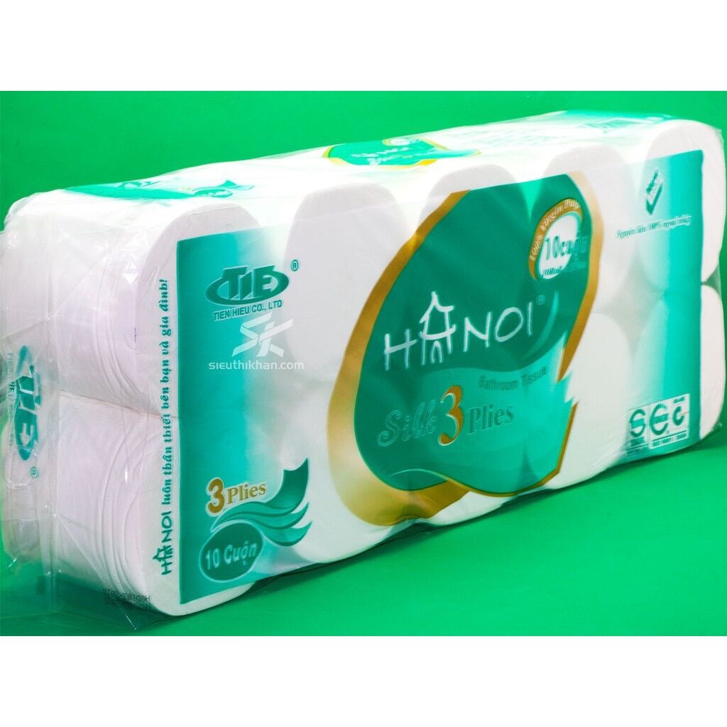 Giấy vệ sinh 4 lóp silk Hà nội.
