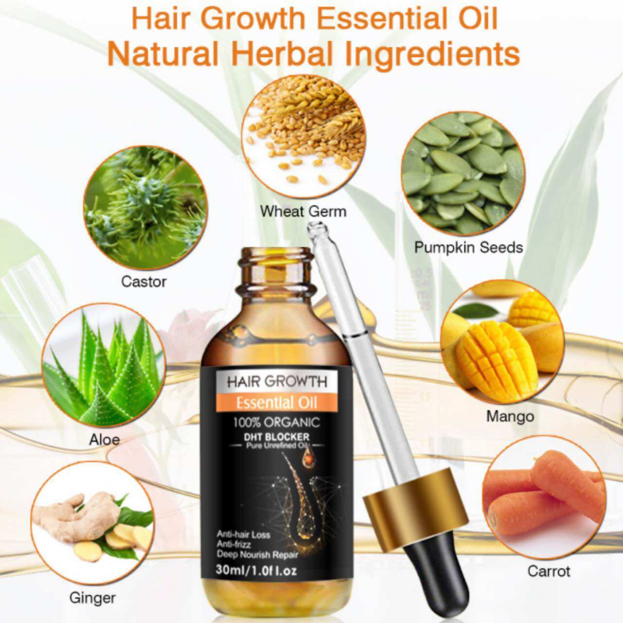Serum kích mọc tóc DHT I Kích tóc mọc dày, dài, khoẻ