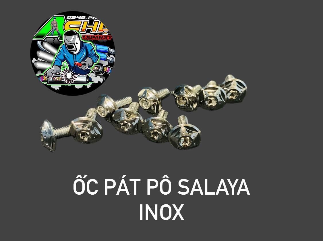 Ốc salaya inox bắt pát pô 15k 1con