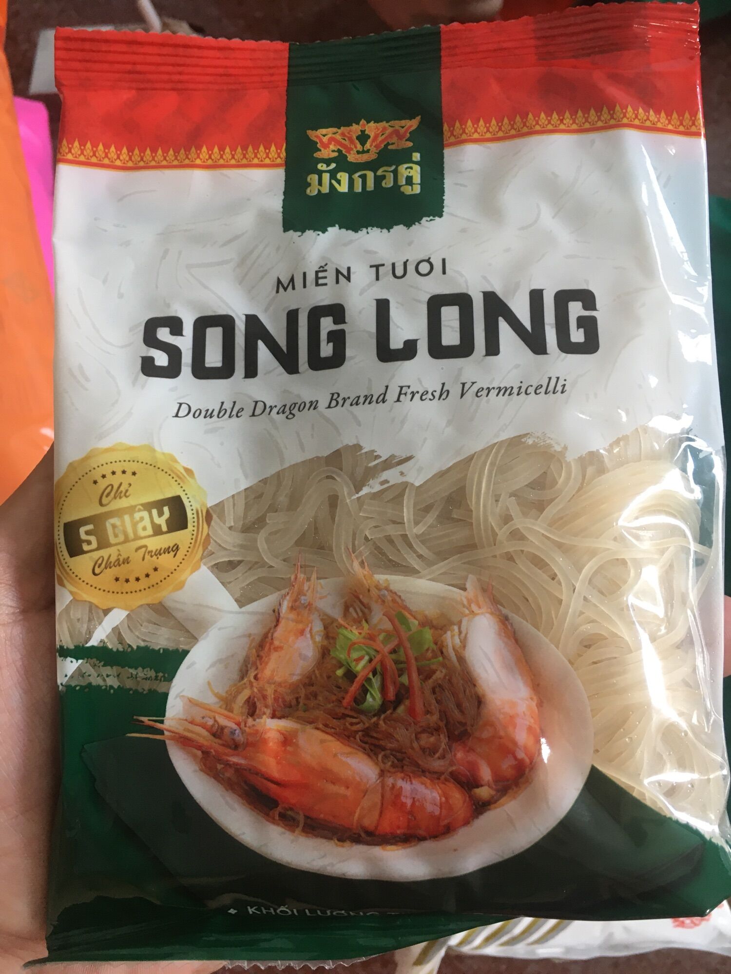 Miến Thái tươi Song Long 200g