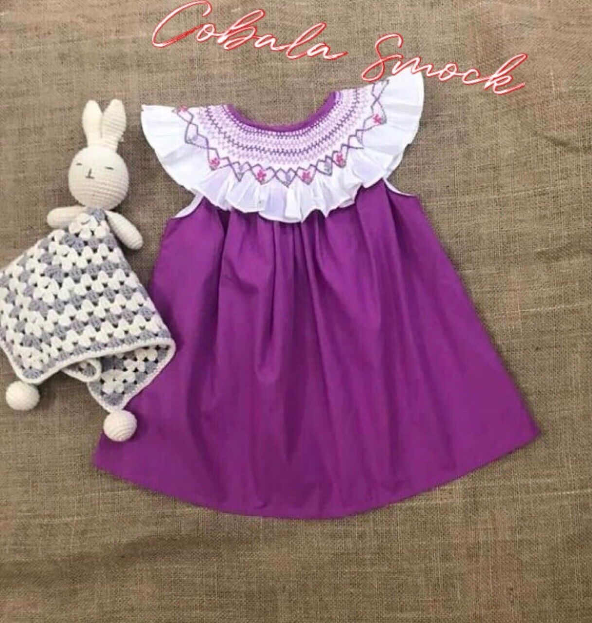 SMOCK TÍM CỔ BÈO