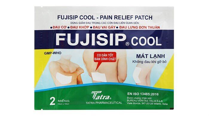 Miếng dán giảm đau Fujisip Cool (Gói 2 miếng)