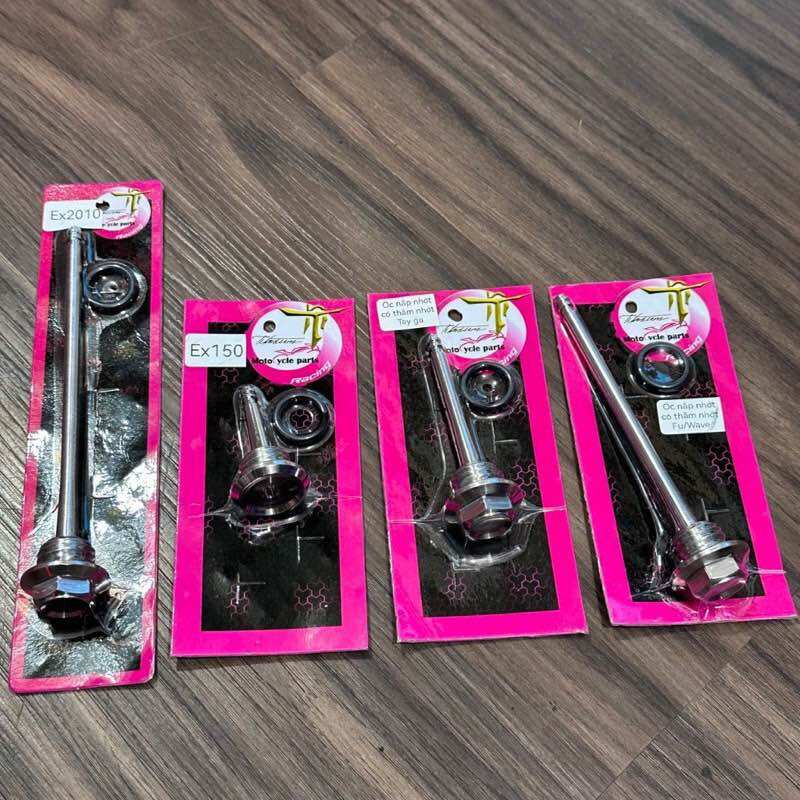 Ốc nắp nhớt inox 304 có ty thăm nhớt xe winner exciter ab sh vario dream wave