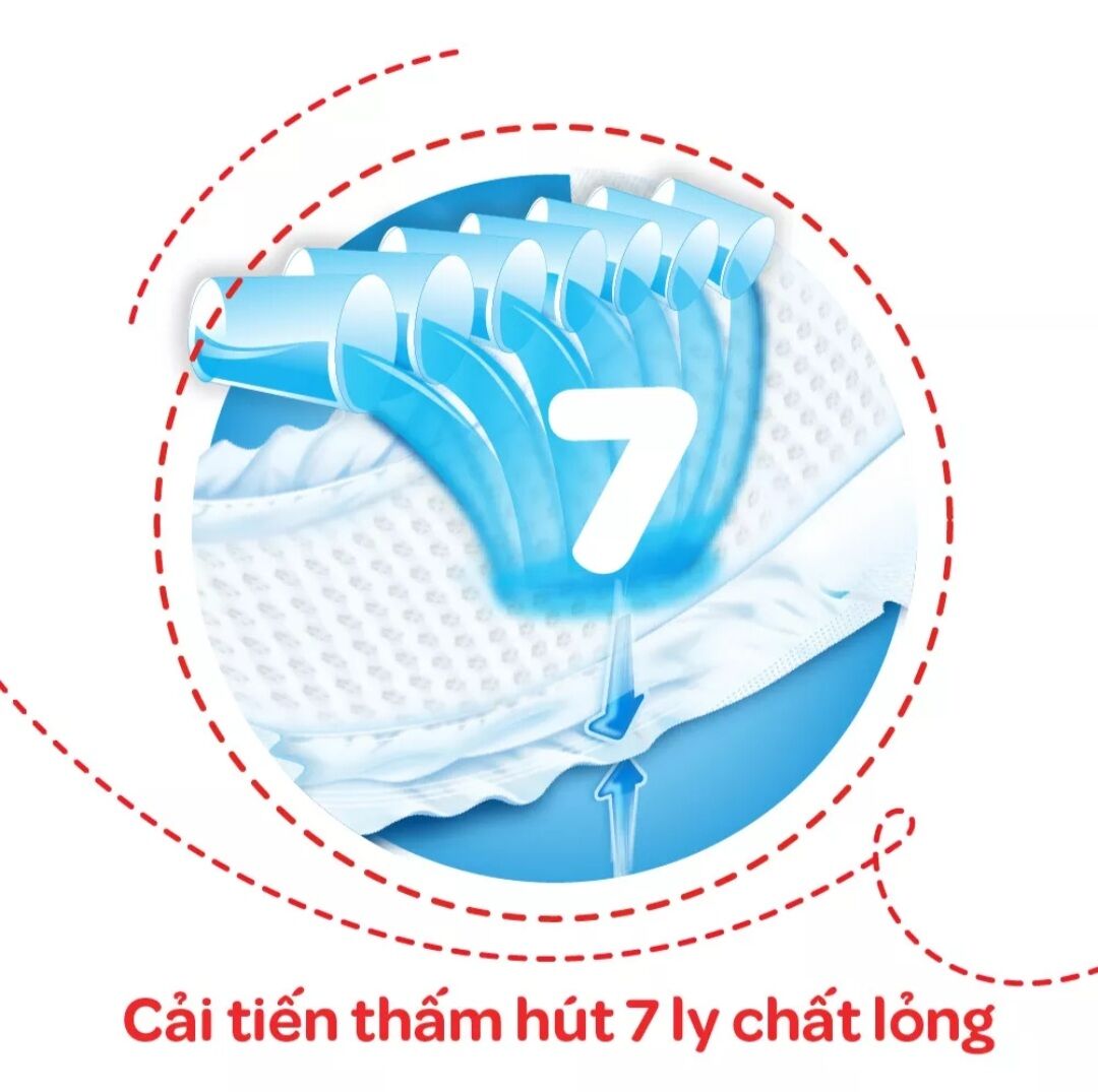 Tã quần Huggies Dry M54 tràm trà