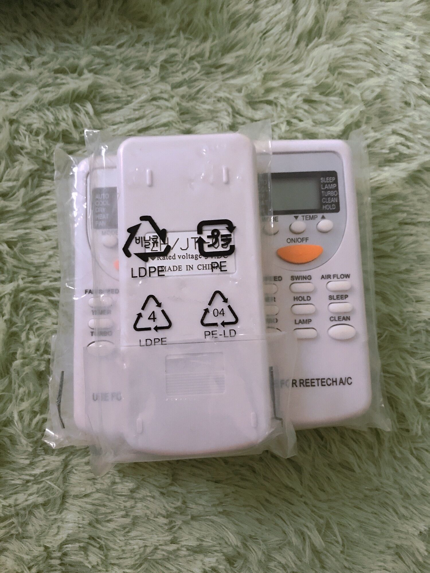 Remote máy lạnh Reetech - Điều khiển điều hoà Reetech (mẫu 2)