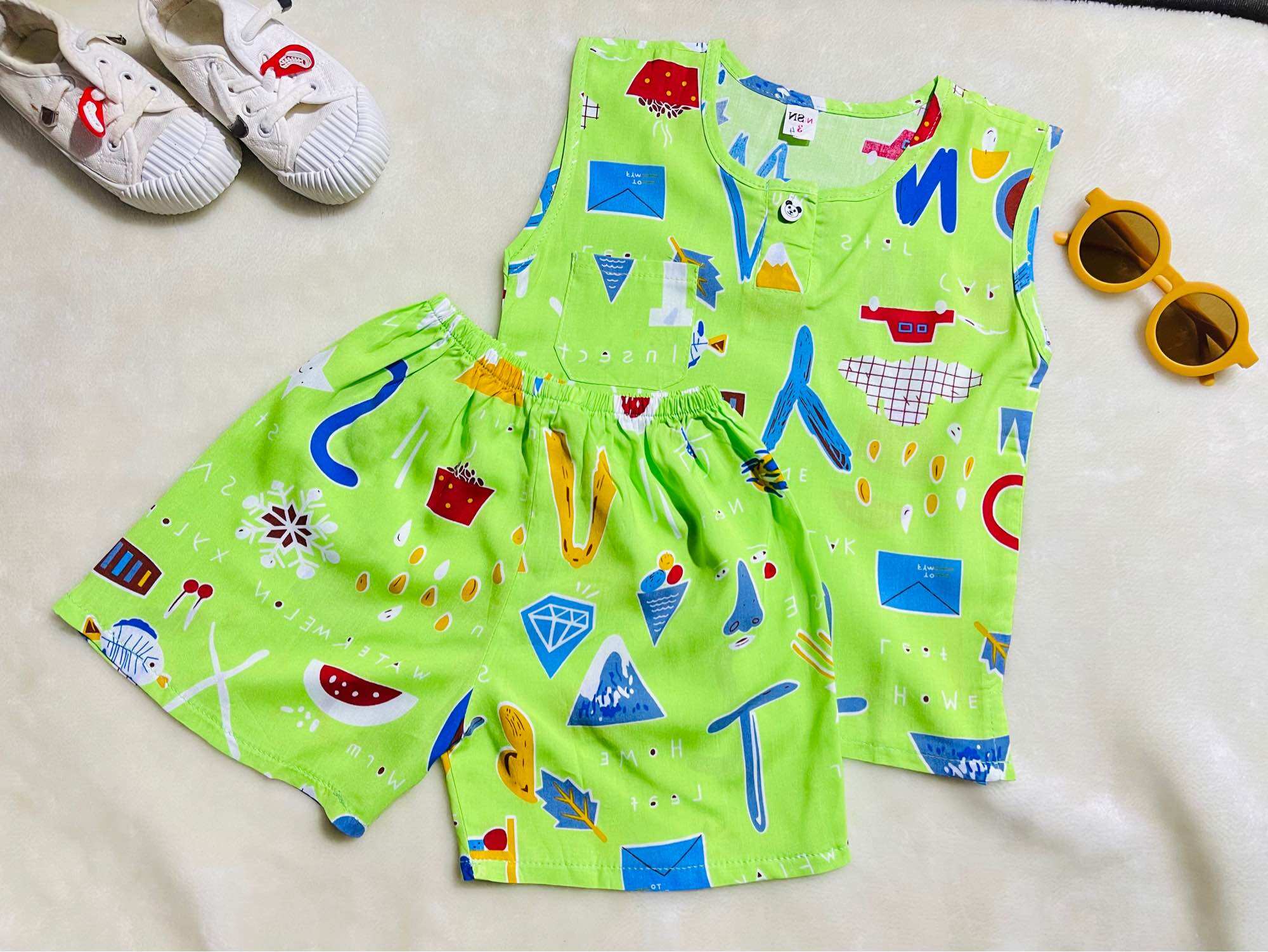 Bộ quần áo tole lanh bé trai / mẫu đùi sát nách / size 3-11 cho bé từ 8-22kg / quần áo trẻ em / quần áo bé trai / đồ tole bé trai /