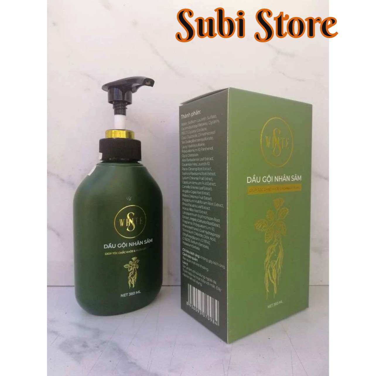 Dầu Gội Tóc Nhân Sâm Đào Swhite(hàng công ty)