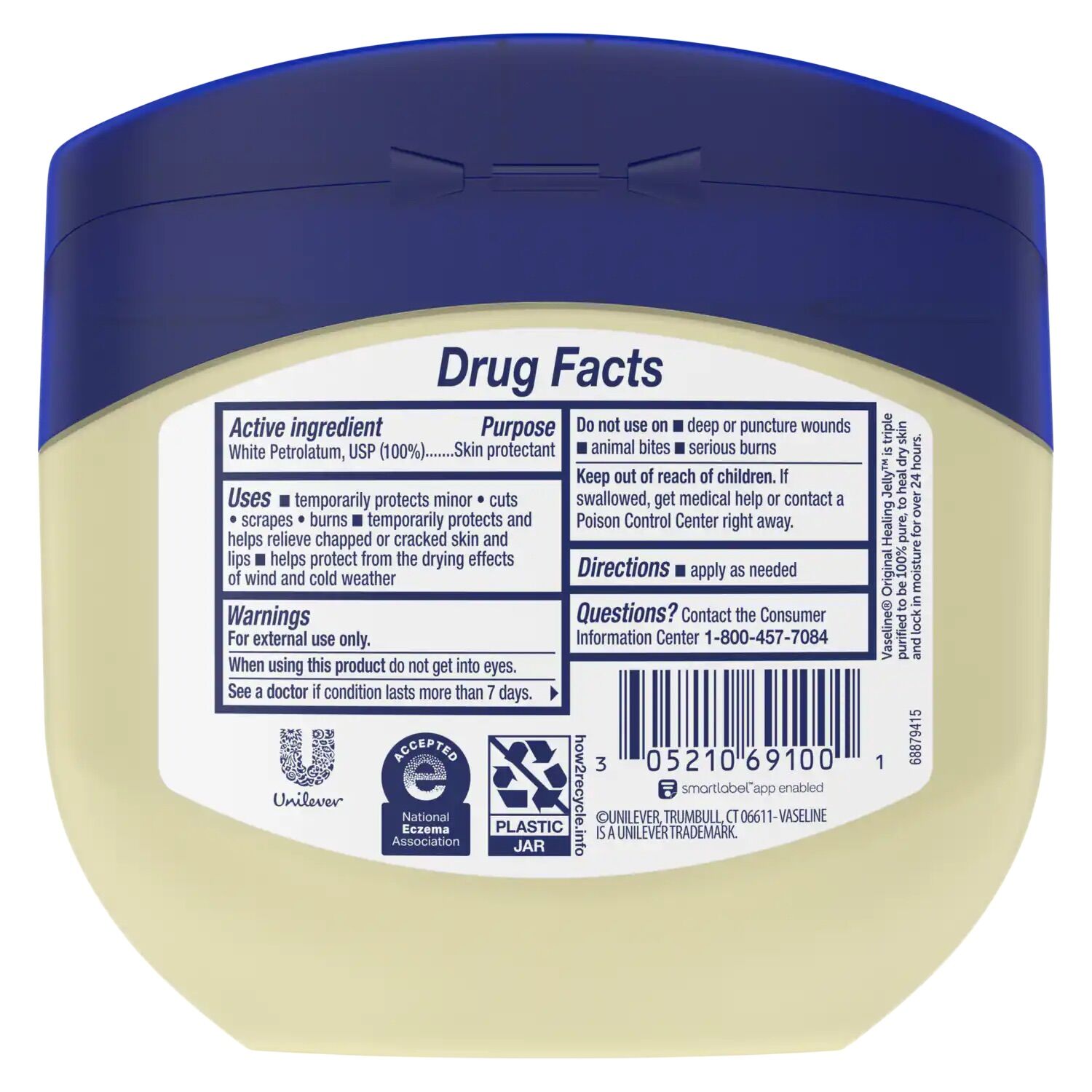 Kem Sáp dưỡng ẩm đa công dụng VASELINE® HEALING JELLY ORIGINAL