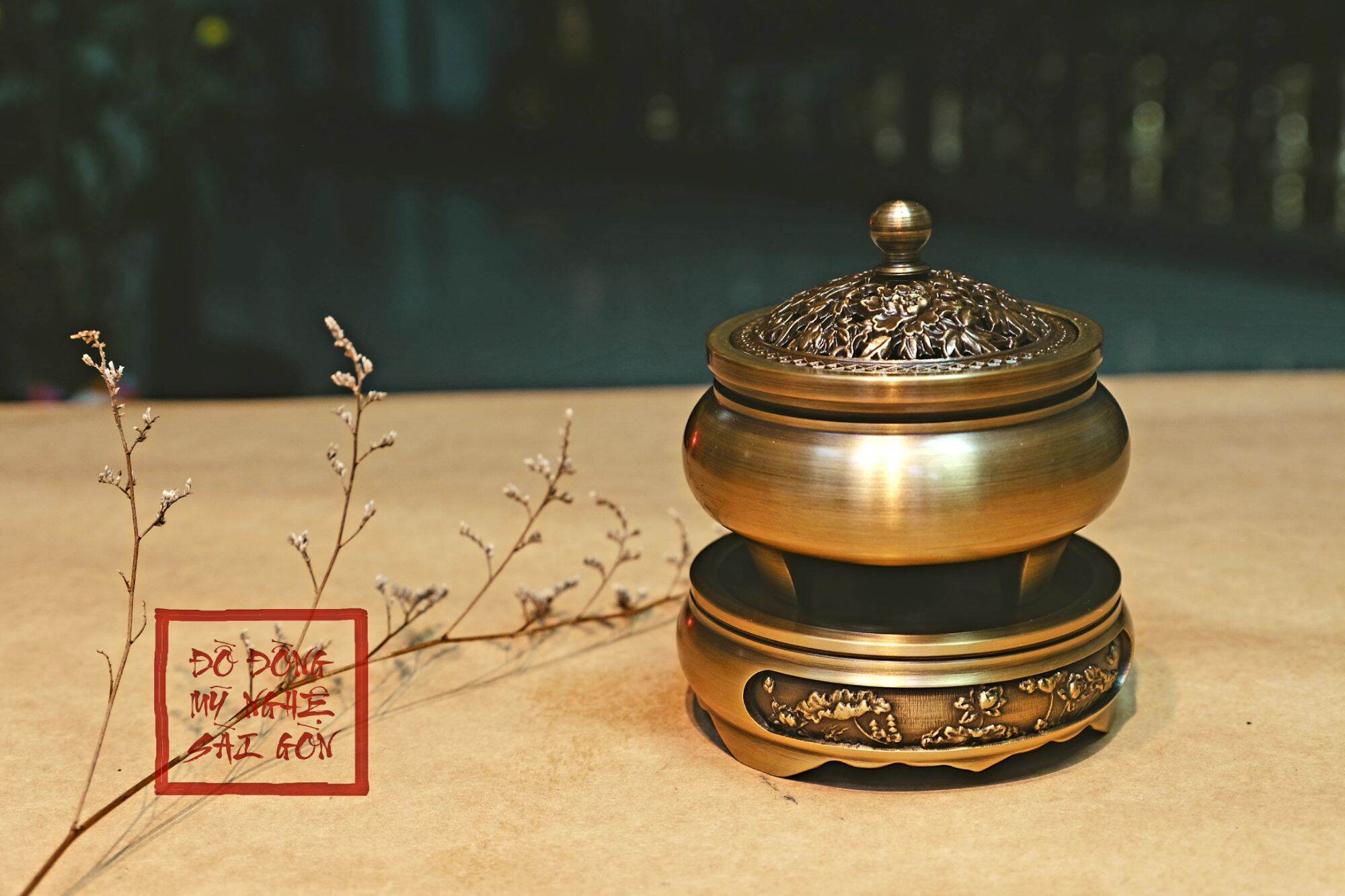 Lư Xông Trầm Bằng Đồng Cao Cấp