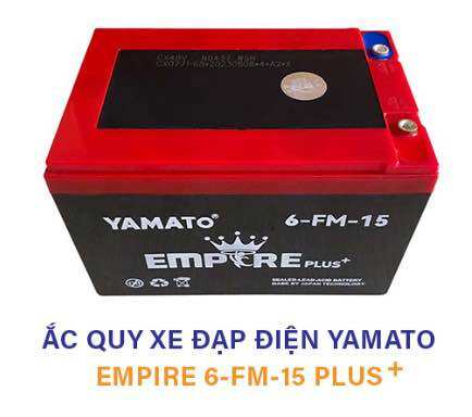 Bình Acquy Xe Điện Yamato Empire Plus 12V 14AH bảo hành 12 tháng