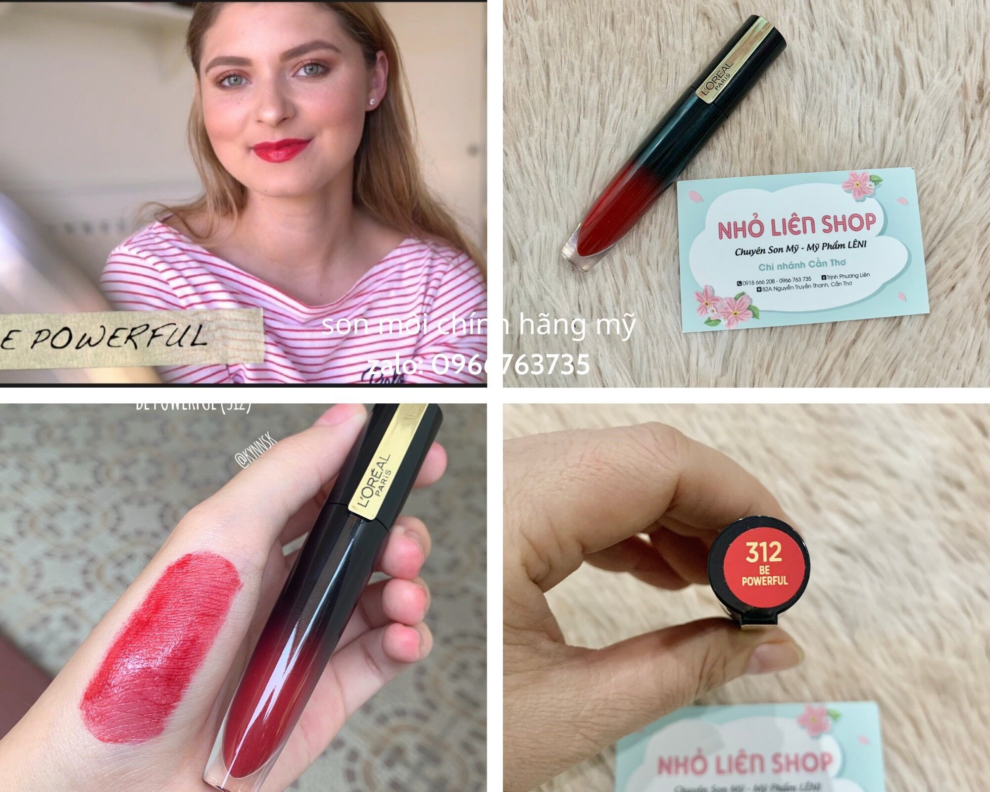 THANH LÝ SON LOREAL ROUGE SIGNATURE BRILLIANT LIP STAIN