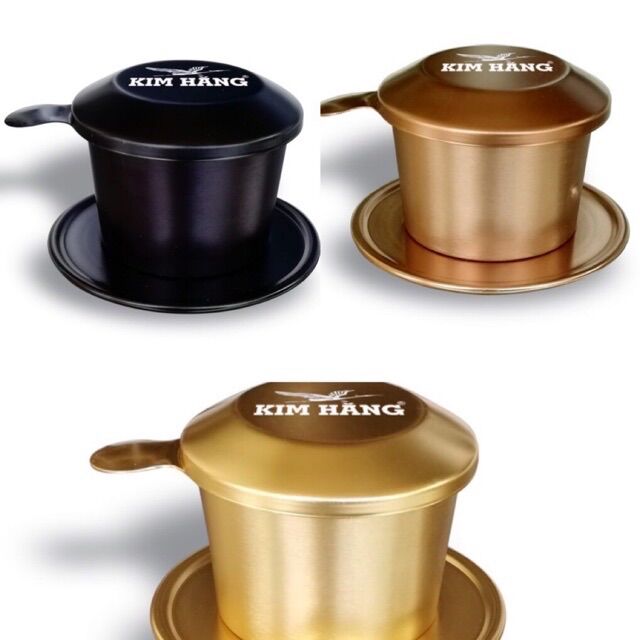 [HCM]Phin cafe nhôm KIM HẰNG xi màu cao cấp
