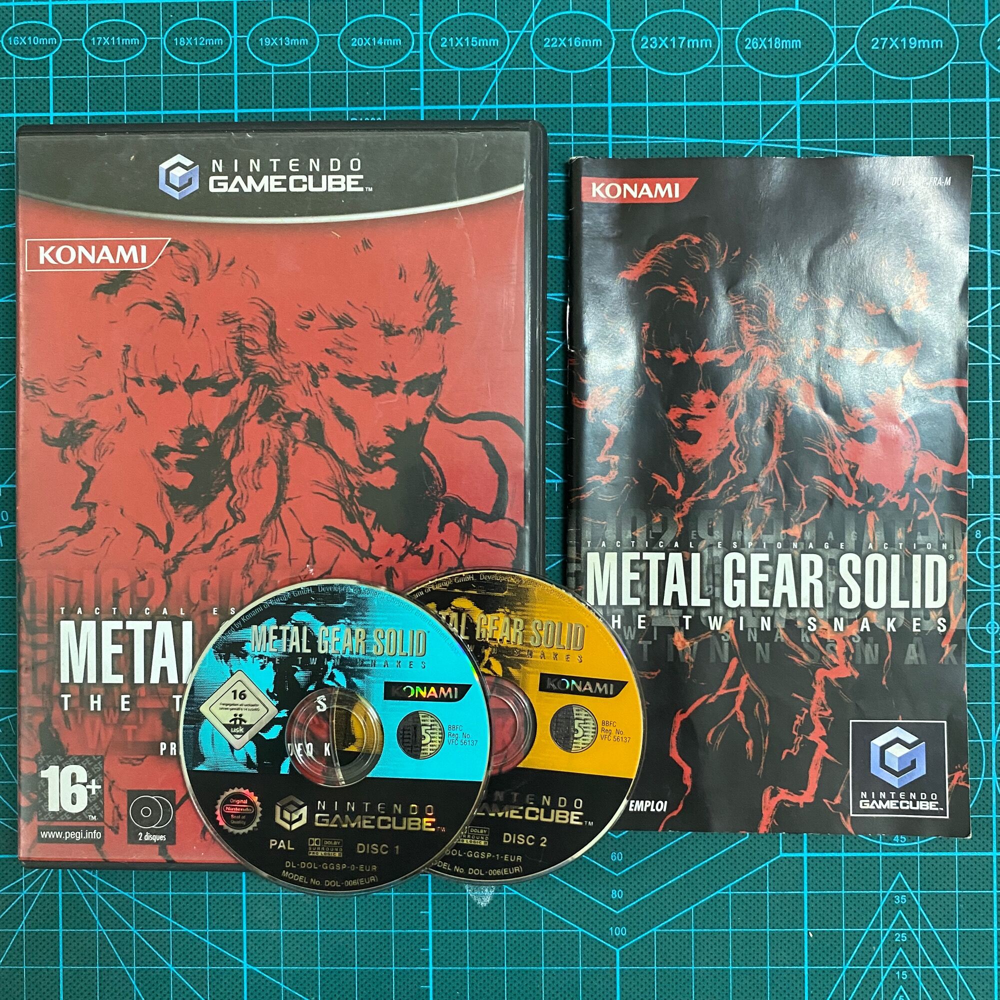 Đĩa game Metal Gear Solid Twin Snakes Gamecube hệ PAL