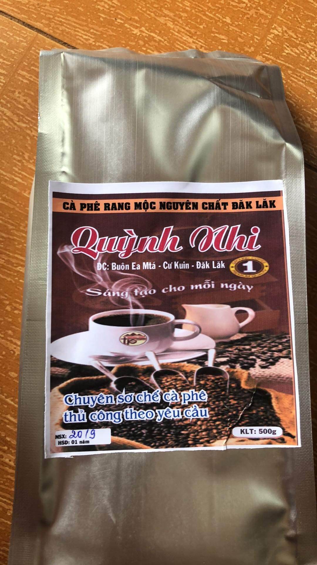 Cafe rang mộc nguyên chất Daklak