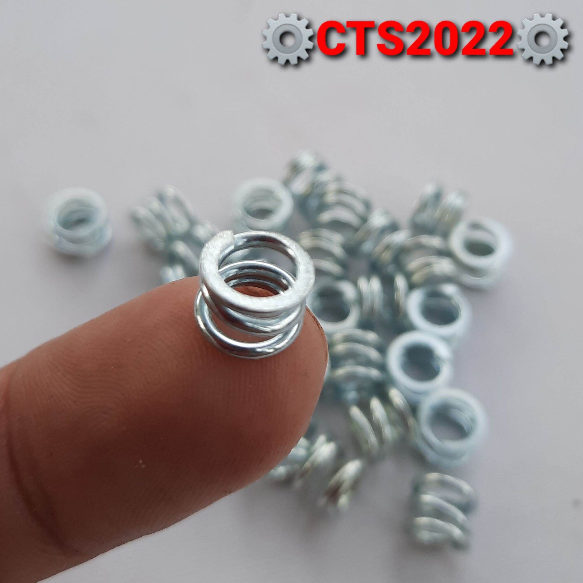 Lò xo nén phi 7.5mm sợi thép 1.0mm