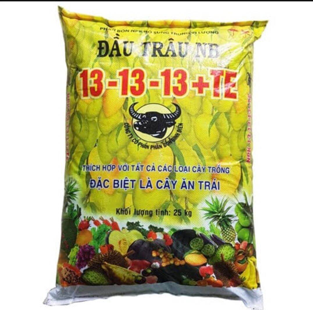 Phân bón NPK  13-13-13-TE Đầu trâu NB