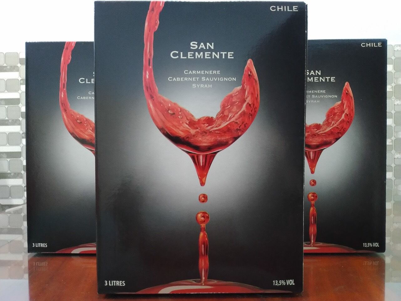 Vang Bịch Chile San Clemente 3 Lít Nhập Khẩu