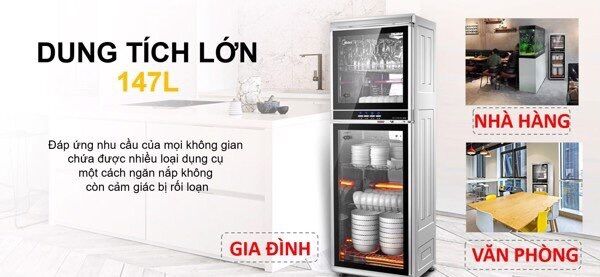 Máy tiệt trùng máy sấy chén Midea MXV-ZLP200LG501