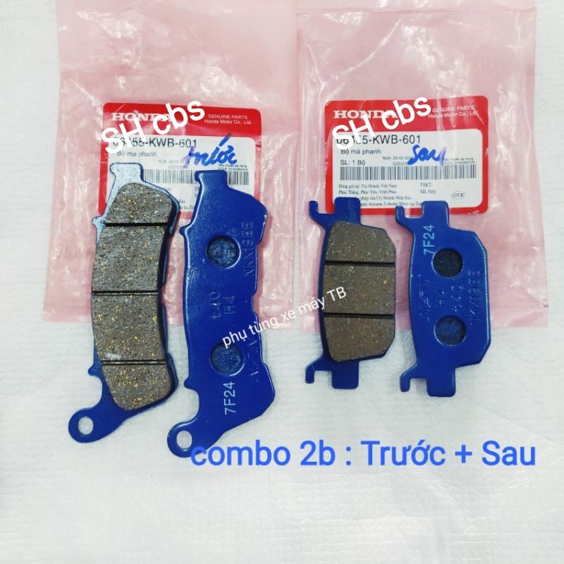 Má phanh, bố thắng trước sau sh 2012 - 2021 cbs