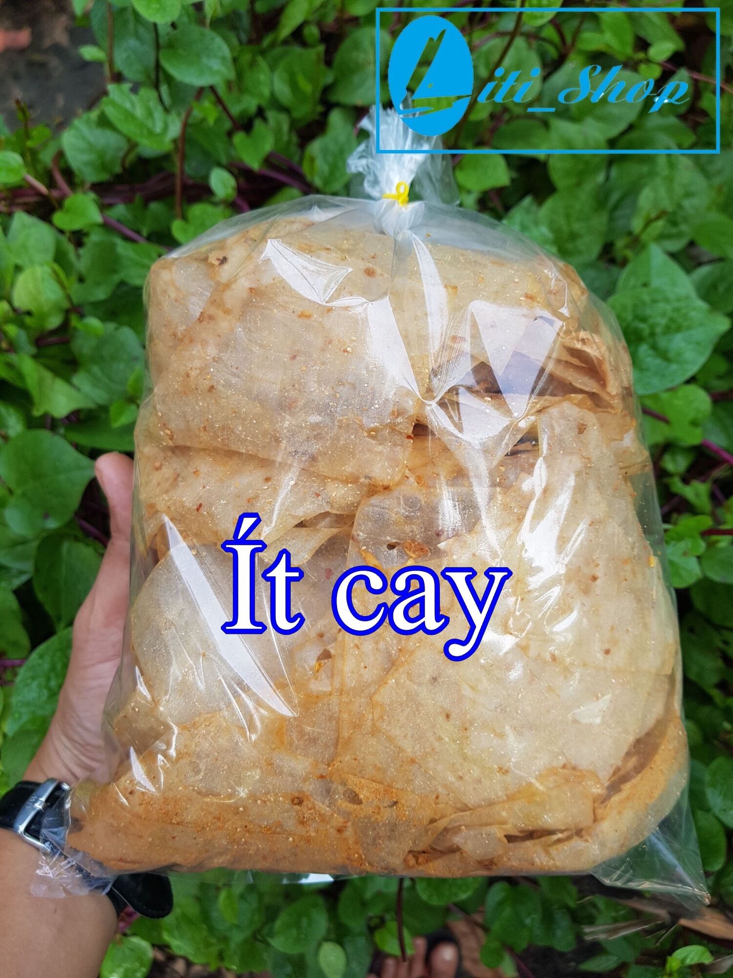 [Ít cay] Bánh tráng trộn Muối nhuyễn - Tỏi phi (Bánh tráng Xì Ke 500gr)
