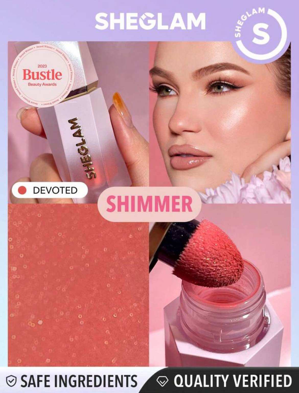 [SHEGLAM] Phấn má hồng dạng lỏng Color Bloom Devoted