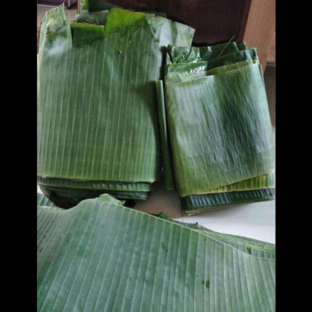 Lá chuối tươi gói bánh