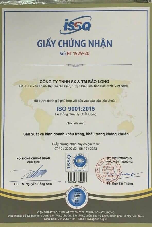 Khẩu Trang Bảo Long (10 bịch: 100 cái)