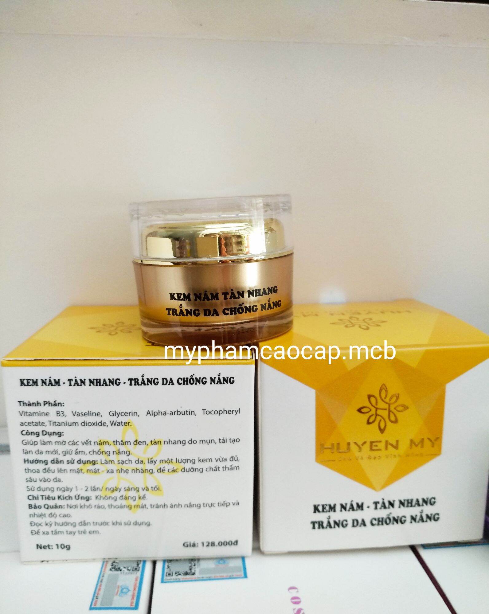 Kem huyền my nám tan nhang đồi mồi 10g